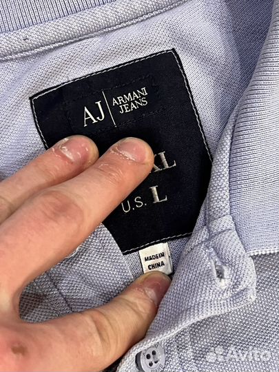 Поло armani jeans оригинал