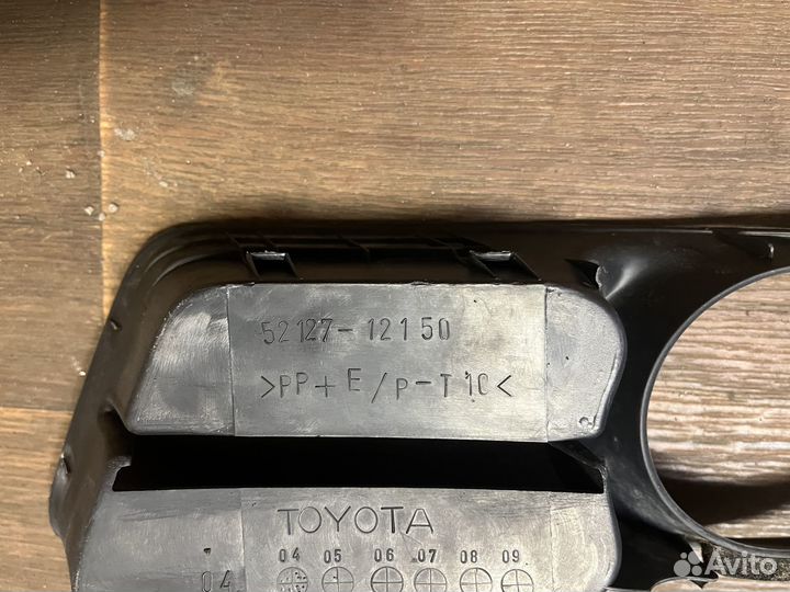 Накладка, облицовка правой птф Toyota Corolla E12