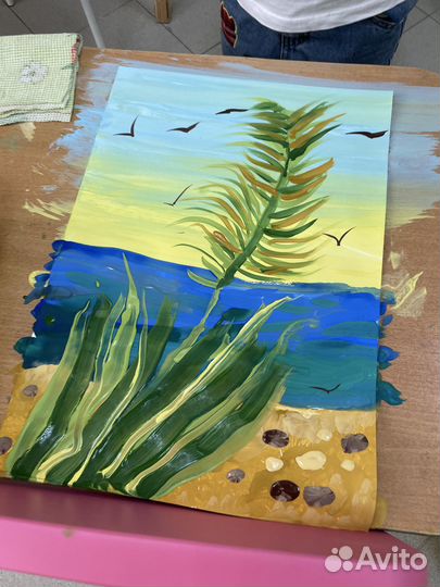 Картины юного художника