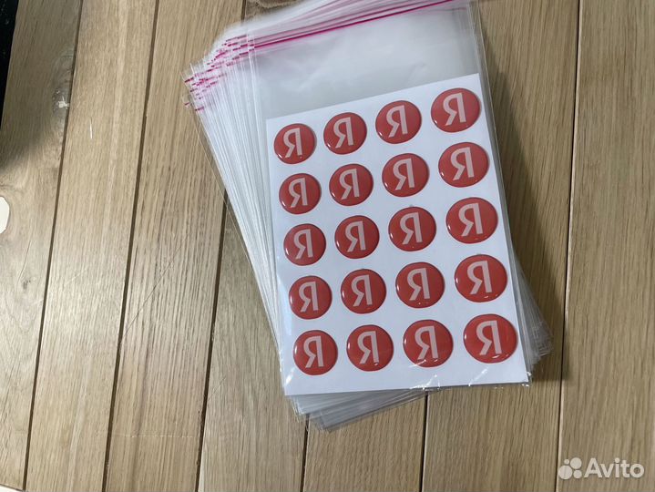 Производство 3Д-стикеров, индивидуальный дизайн