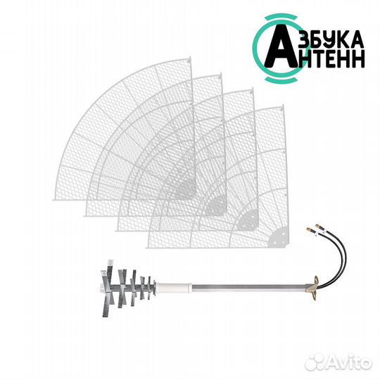 Параболическая mimo антенна kroks 24 dBi сборная