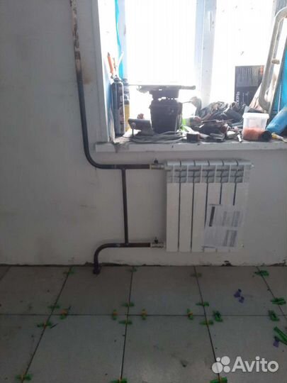 Установка радиаторов отопления