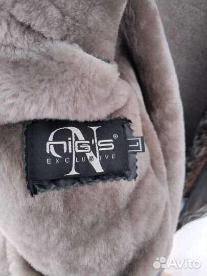 Кожаная куртка мужская с натуральным мехом