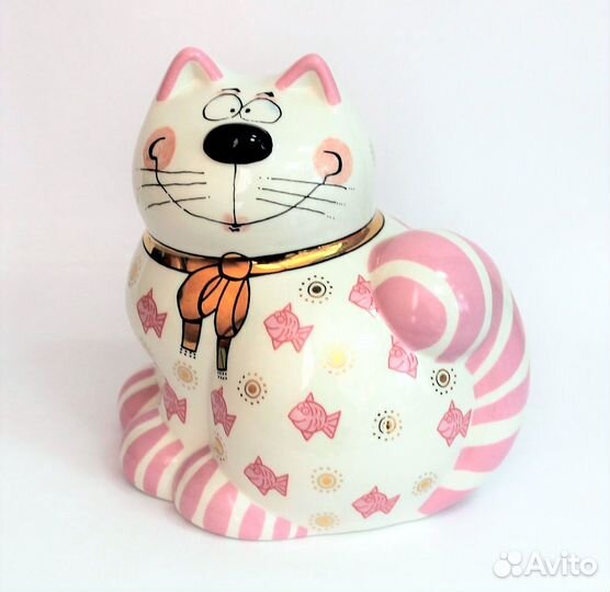 Фарфоровая статуэтка-копилка 