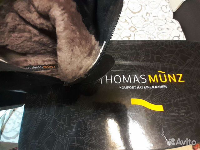 Thomas muns шикарные велюровые высокие сапоги