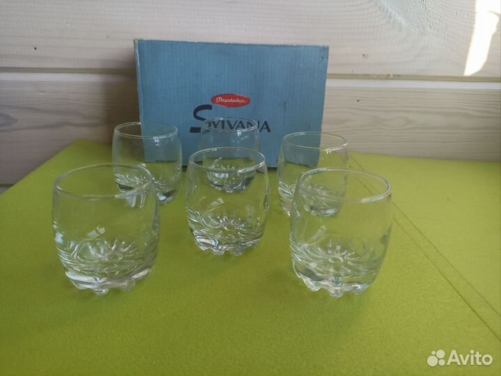 Стаканы стопки стекло Sylvana 6 шт