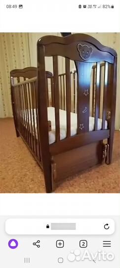 Кровать детская+комод