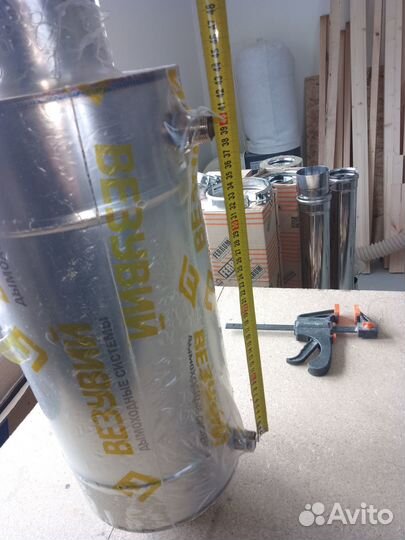 Продам теплообменник на трубу 115мм