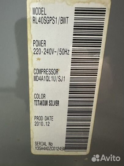 Холодильник samsung no frost