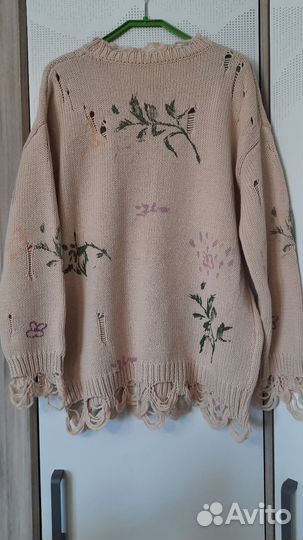 Джемпер женский новый оверсайз