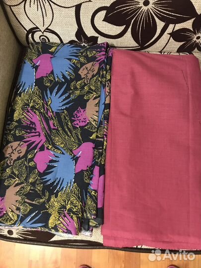 Ткань сорочечная отрез ширина 0,95 и 1,5