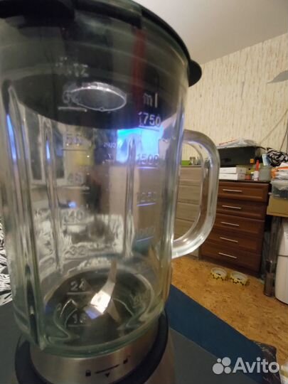 Стационарный вертикальный блендер стеклянный