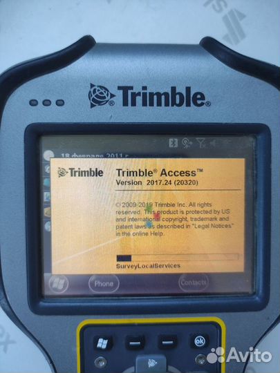 Полевой контроллер trimble tsc3