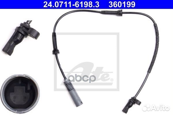 Датчик абс пер.BMW E90 2005 24.0711-6198.3 Ate