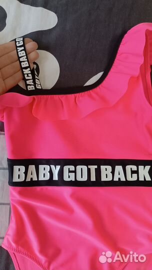 Купальник слитный для девочки 122-128