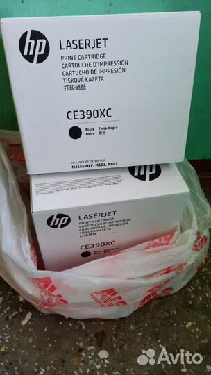Картридж hp CE390XC новый