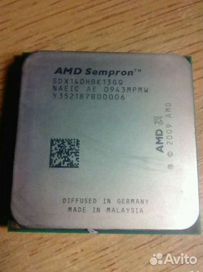 Процессор amd sempron 140 am3+