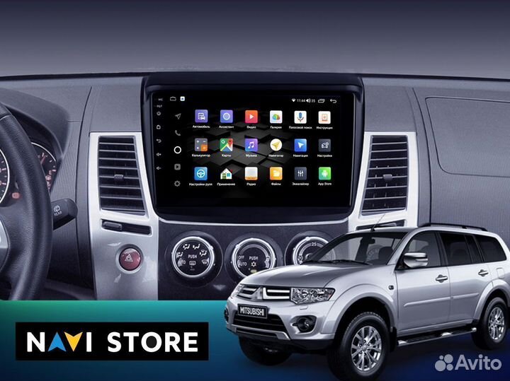 Магнитола Mitsubishi Pajero Sport 2008-2016 4/32Gb