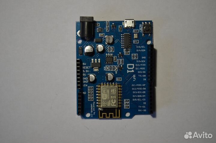Wemos D1 аналог arduino uno на esp8266