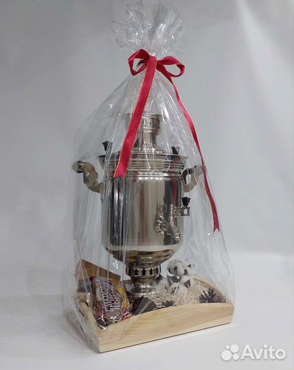 Новый тульский самовар дровах для подарка Оригинал