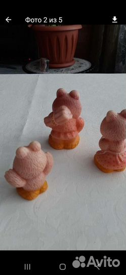 Набор резиновых игрушек