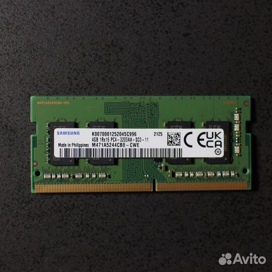 Sodimm Samsung DDR4 4GB 3200MHz