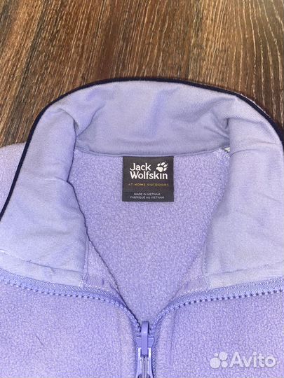 Флисовая кофта jack wolfskin