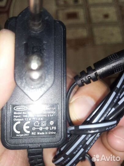 Блок питания 12v 1A