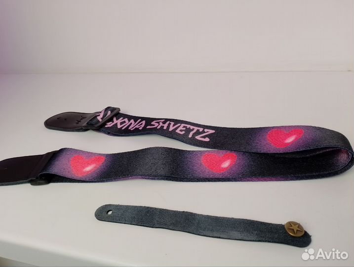 Новый ремень для гитары с дизайном от Алены Швец