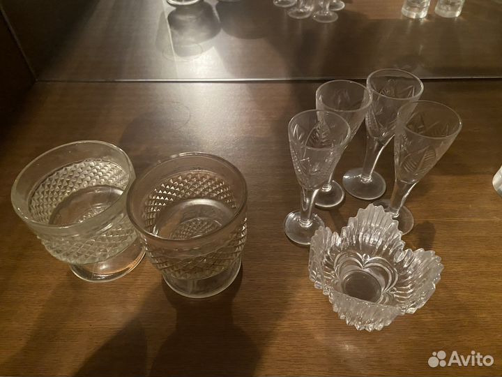 Хрусталь (рюмки, стаканы, креманки)