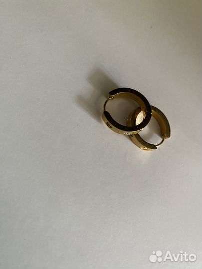 Серьги картье