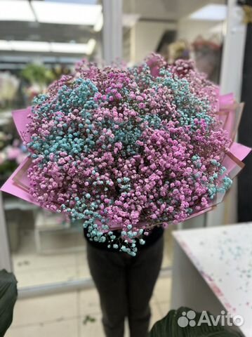 Букет из гипсофилы, букет гипсофил, цветы