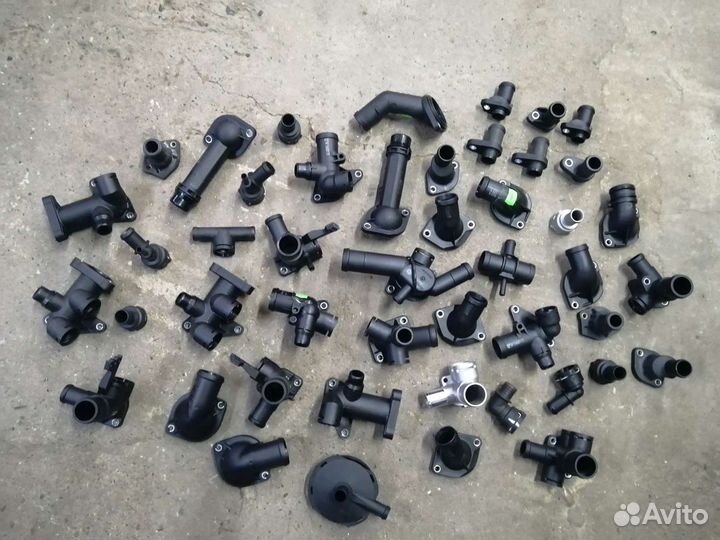 Фланцы водяного охлаждения двс Ауди, Вольксваген