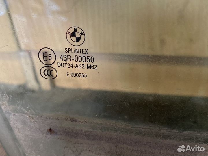 Bmw e60 переднее правое стекло двери