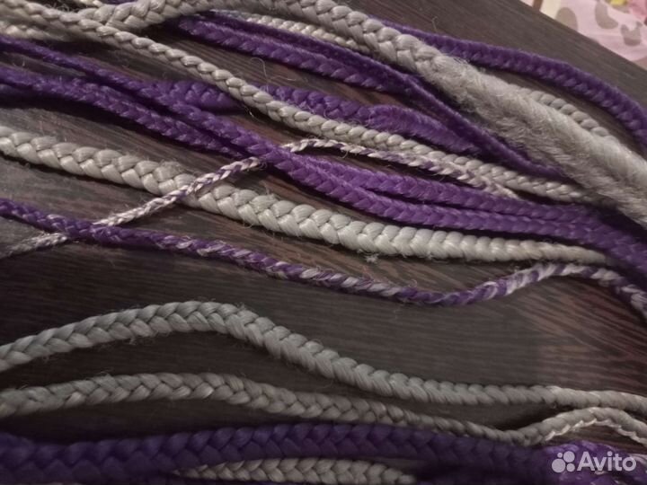 Комплект косичек для афрозатылка б/у