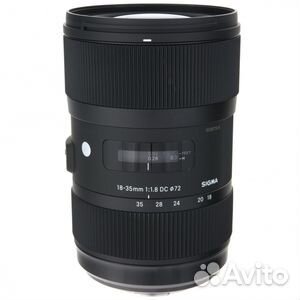 Объектив sigma sony A AF 18-35MM F1.8 DC HSM ART