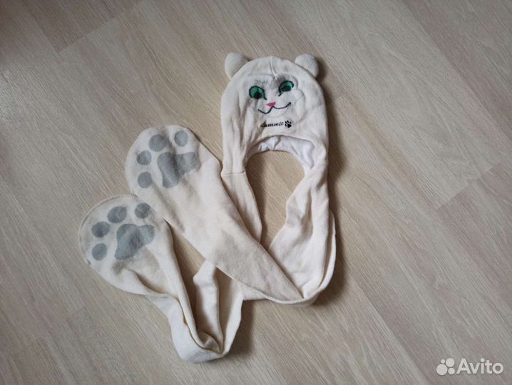 Шапка-шарф осенняя