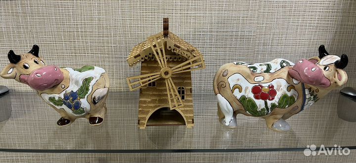 Статуэтки животных, фигурки, керамика