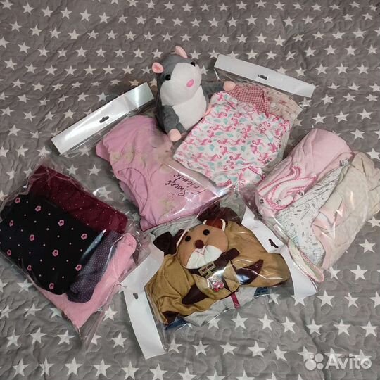 Пакет одежды малышке 62-86+