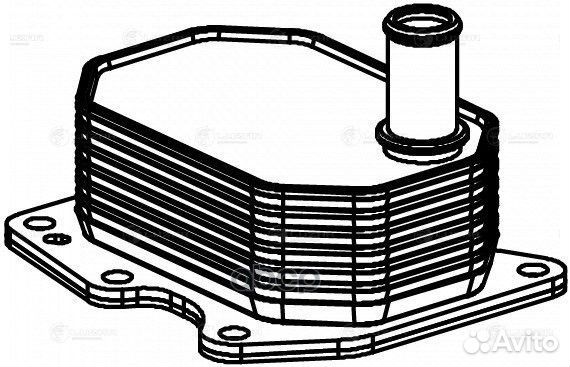 Радиатор масляный ford transit 2.2D 06- LOc 100