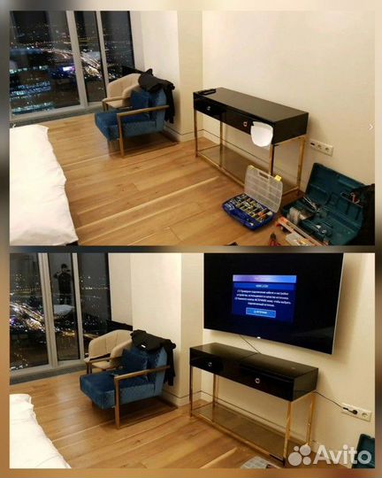 Установка телевизора