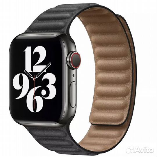 Ремешок кожаная петля для Apple Watch 42/44/45мм