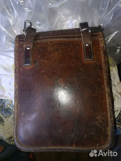 Сумка полевая кожаная (командирский планшет)
