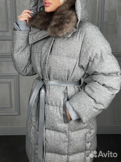 Стильная зимняя женская парка Loro Piana