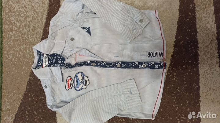 Рубашка и брюки на 1-2 годика