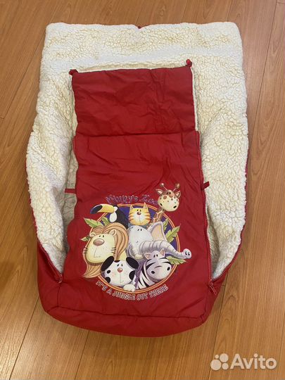 Конверт детский зимний санки или коляску