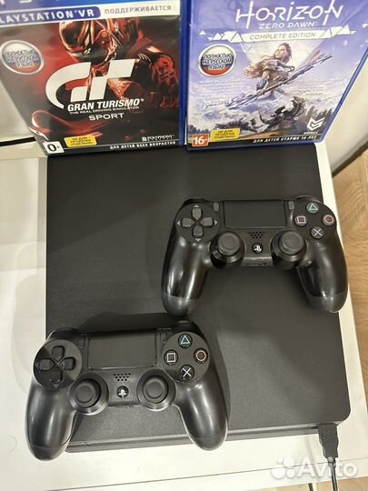 Sony playstation 4 slim + 400 игр + гарантия