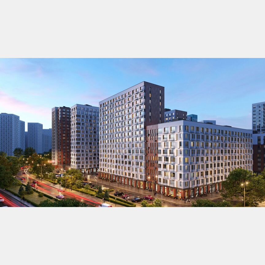 1-к. квартира, 34,2 м², 3/21 эт.