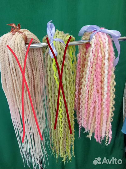 Де косы комплект,де гофро дреды,дредо кудри