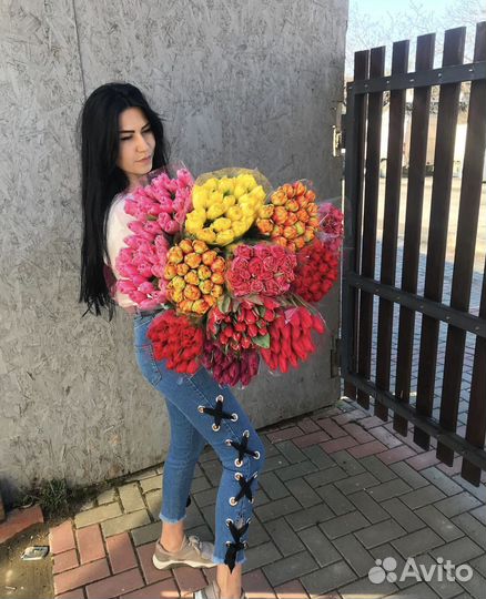 Тюльпаны букет цветов